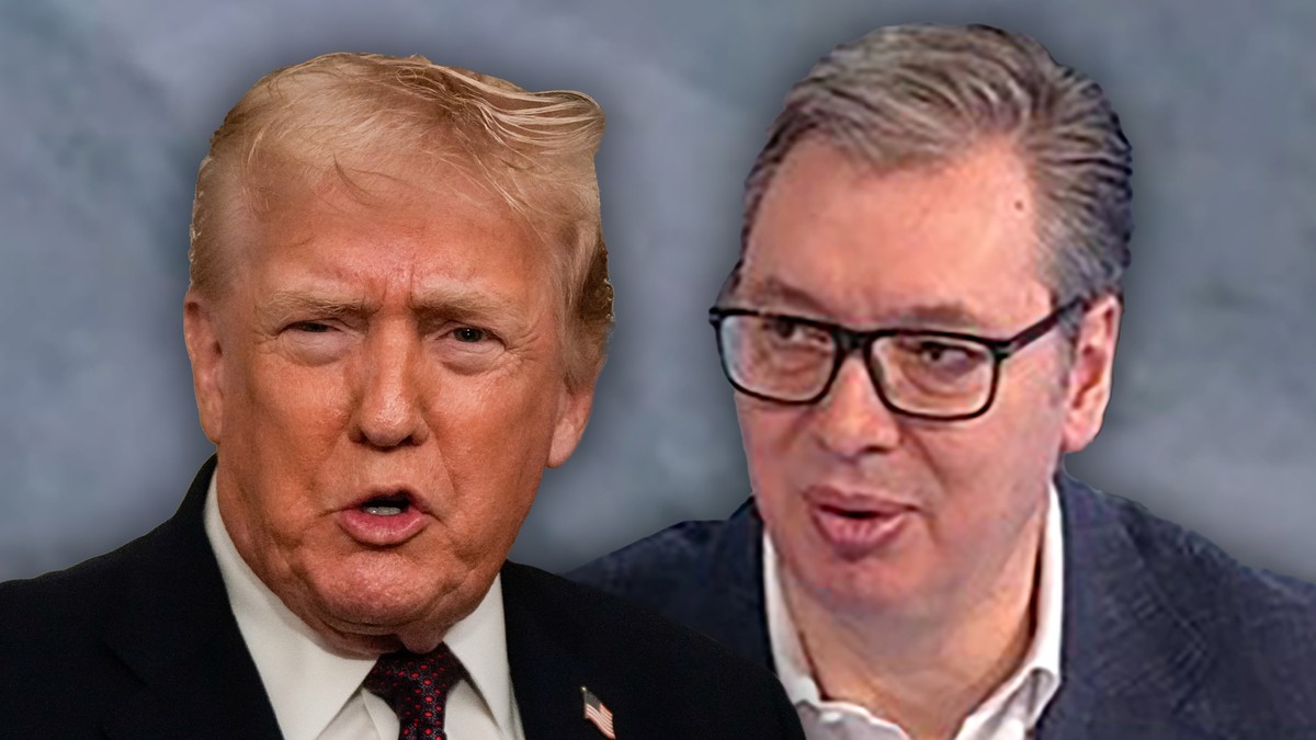 Aleksandar Vučić Tramp 