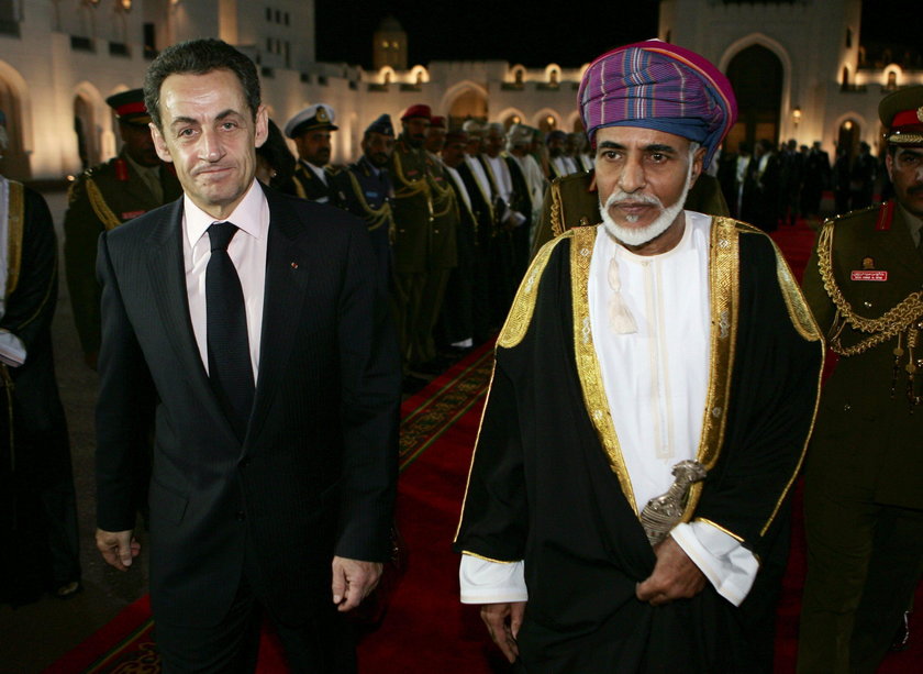 FILE PHOTO: Sultan of Oman Qaboos bin Said al-Said at the Beit Al Baraka Royal Palace in Muscat