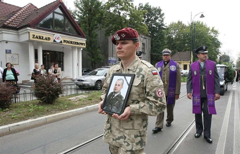 Rodzina i bliscy pożegnali Piotra Marciniaka