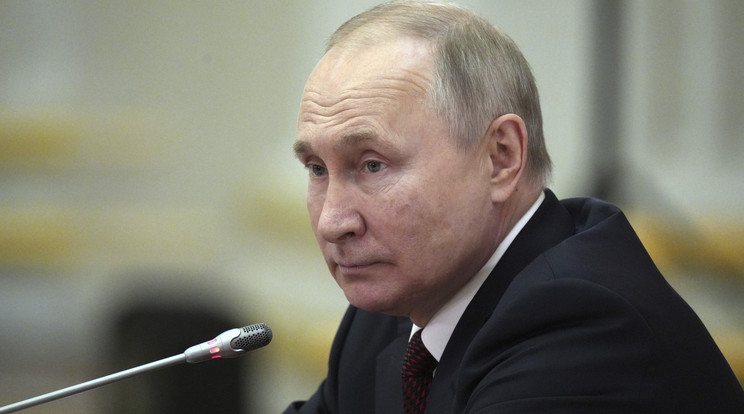 Putyin az EU-s árplafont bevezető országokba nem engedi az olajszállítást/Fotó: MTI/AP/Szputnyik/Alexey Danichev