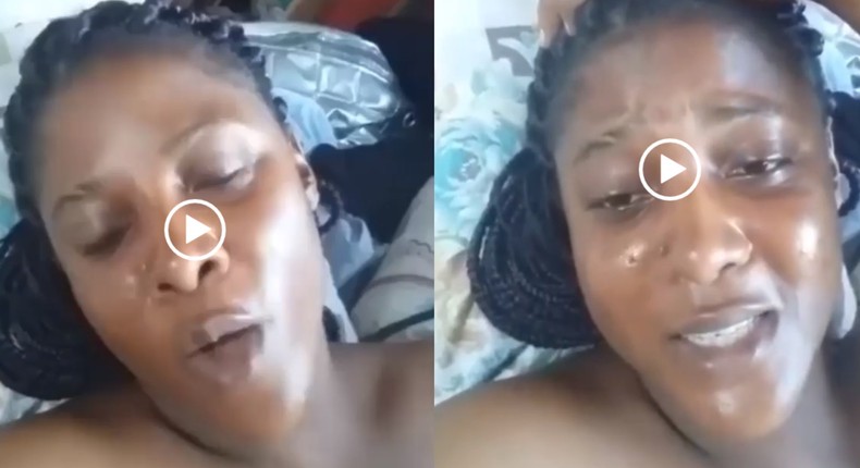 “I’m starving, somebody should just come to my aid – Sexually frustrated lady cries (video)