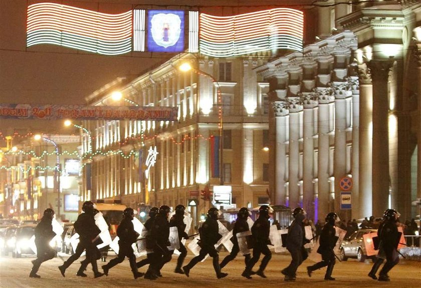 Ok. 200 zatrzymanych po demonstracji w Mińsku, będzie więcej