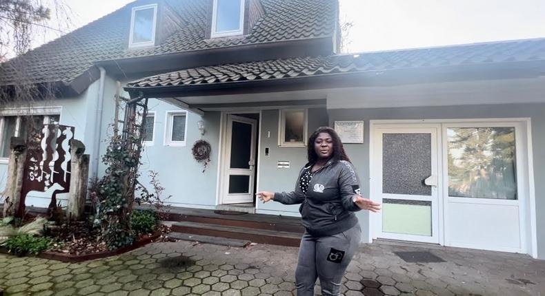 Tracey Boakye's home in Germany