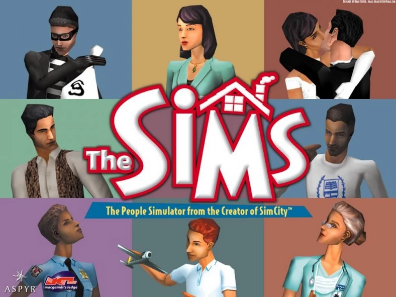 The Sims - okładka gry