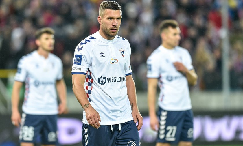 Lukas Podolski z pierwszym golem w ekstraklasie. Górnik ...