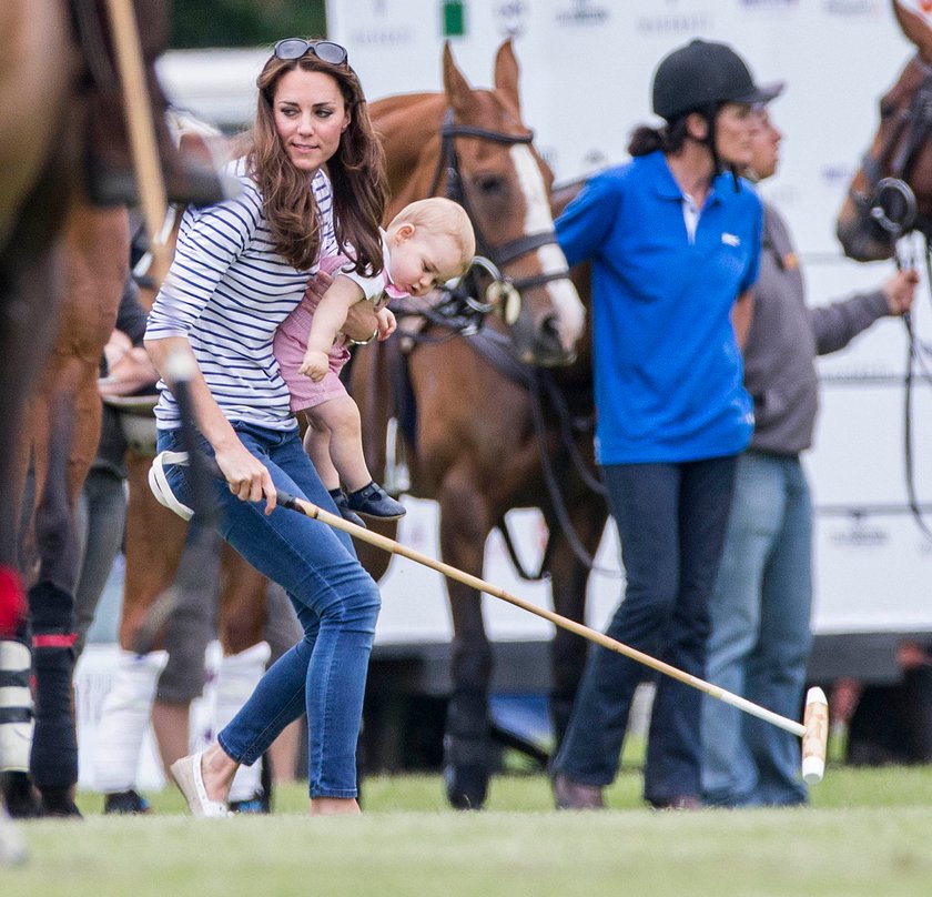 Księżna Kate na meczu polo