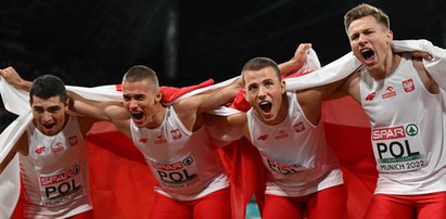 Polak rzucił się na finiszu, dzięki temu sztafeta zdobyła medal. Mamy zdjęcia poranionego biegacza!