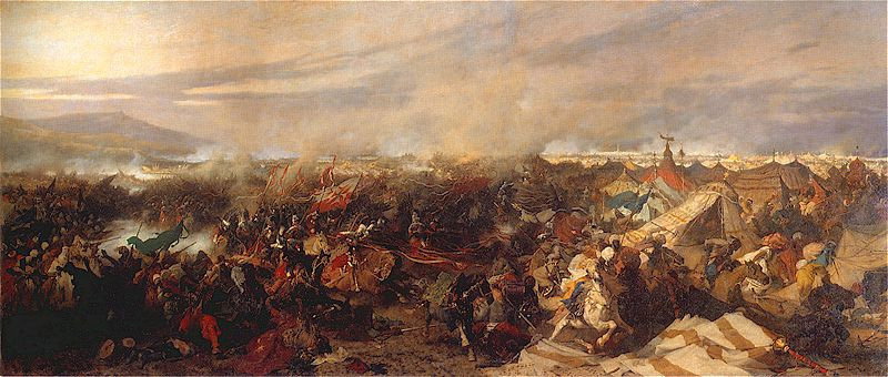 obraz Bitwa pod Wiedniem autorstwa Józefa Brandta / fot. Wikimedia Commons/Domena Publiczna