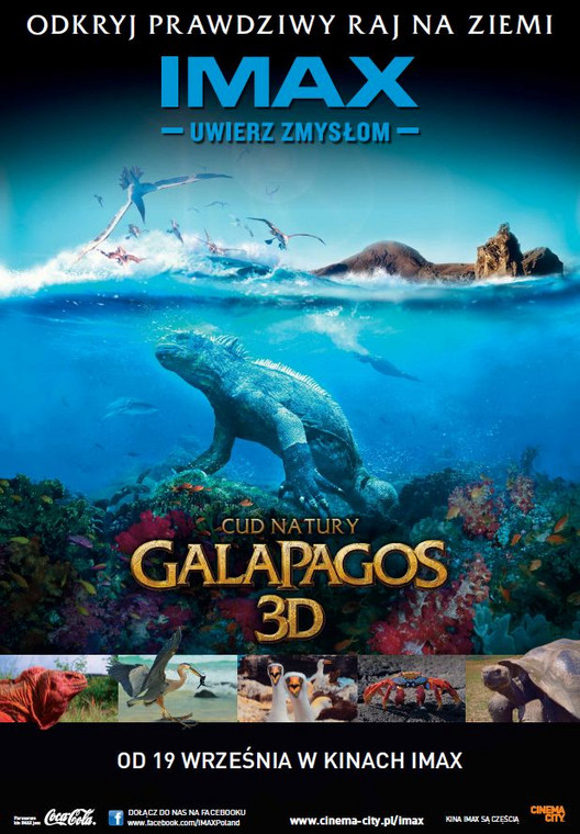 "Galapagos 3D: Cud natury" - plakat