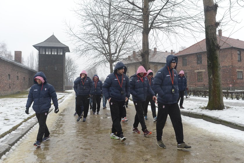 Niecodzienna wycieczka Chorwatów przed meczem z Polską