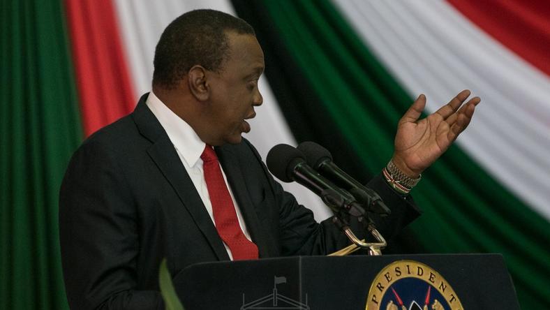 File image of President Uhuru Kenyatta PSCU)