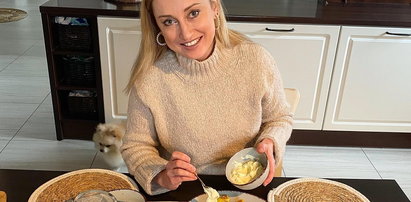Syn Piotra Żyły jada królewskie śniadania. Justyna Żyła dba o jego prawidłowe żywienie jak mało kto!