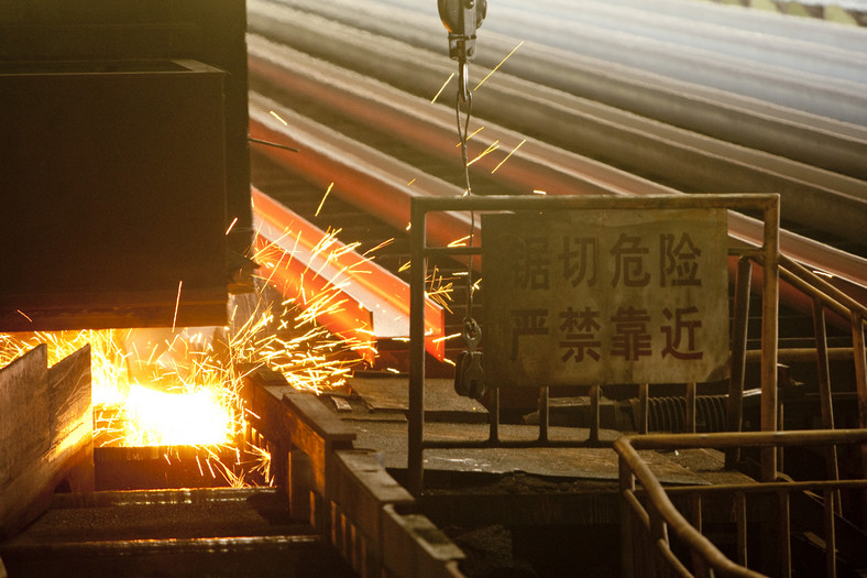 W ubiegłym roku produkcja stali w Chinach wzrosła o 13 proc., wobec spadku o 21 proc. w pozostałych regionach świata