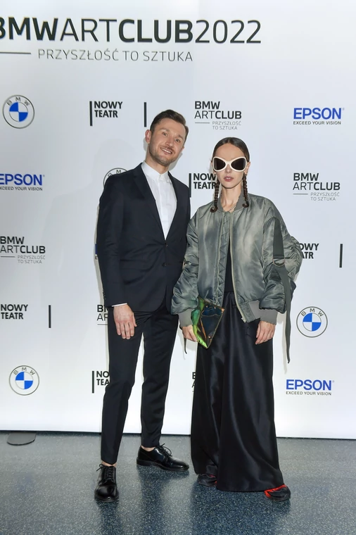 Kacper Studencki i Monika Brodka na BMW Art Club 2022