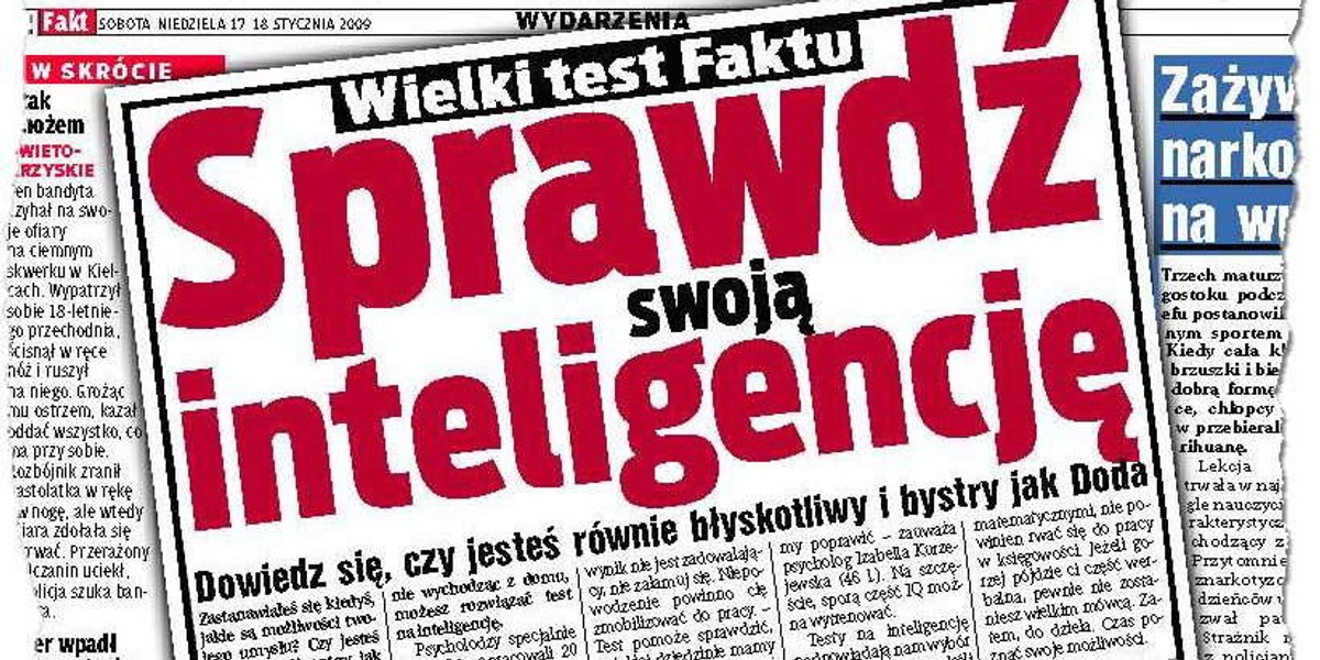 Sprawdź swoją inteligencję