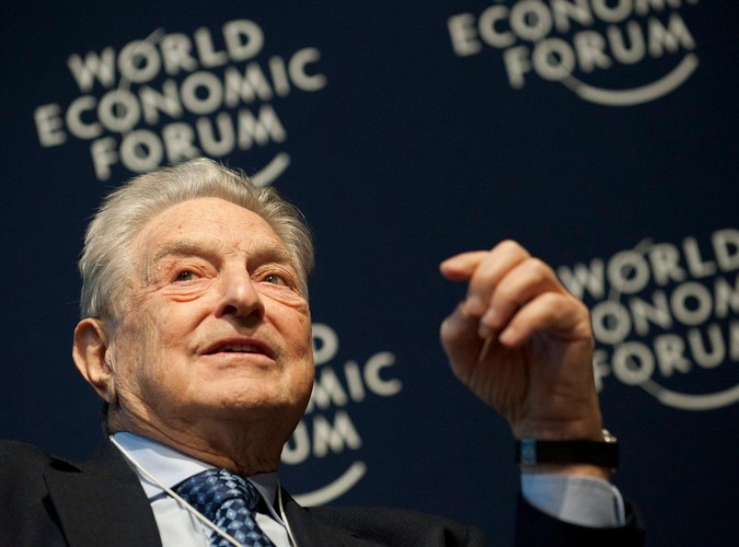 George Soros na szczycie w Davos