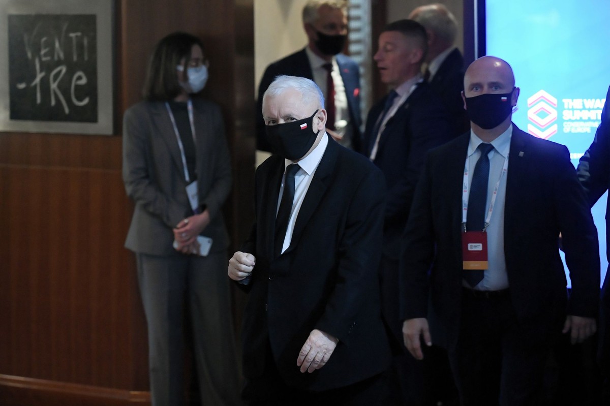 Prezes PiS, wicepremier Jarosław Kaczyński