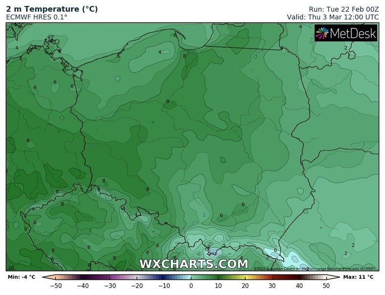 Spadek temperatury nie potrwa długo