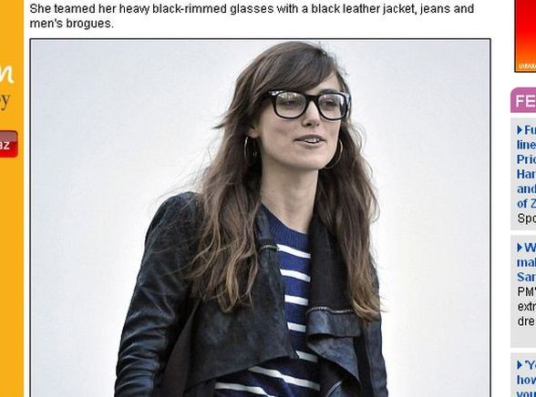 Luzacki styl a la Keira Knightley