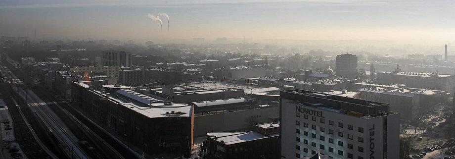 Smog nad Łodzią