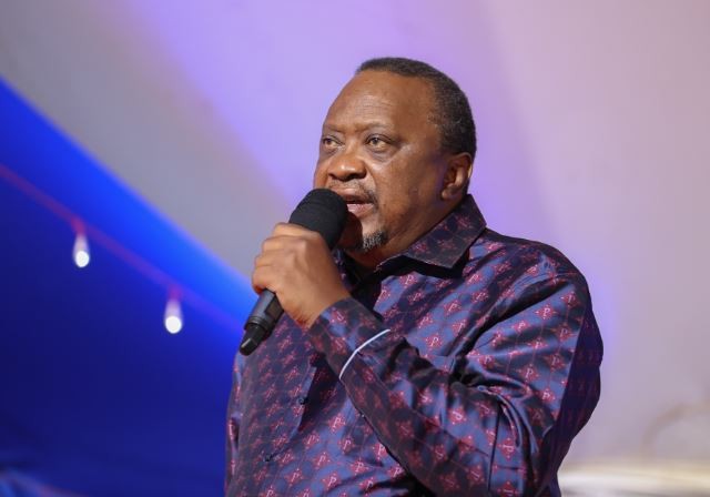 Retired president Uhuru Kenyatta