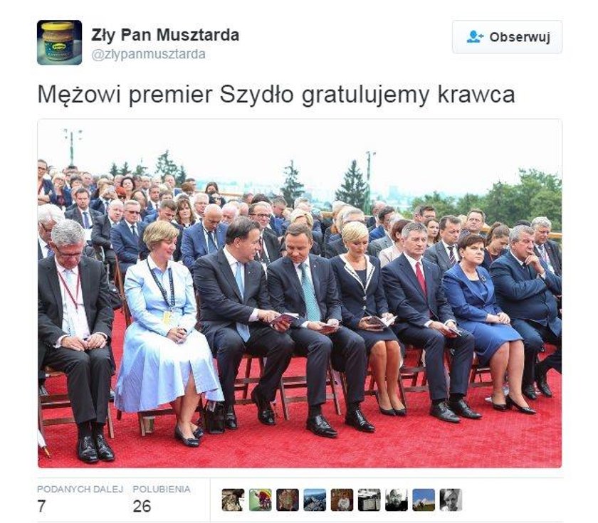 Wpadka męża Szydło! Co on ma na sobie?!