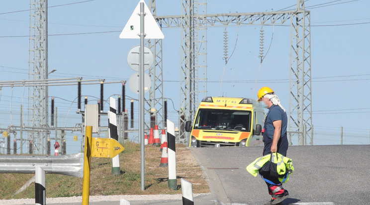 Ipari baleset történt Dunaföldváron / Fotó: Varga Imre