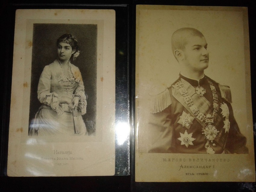 Fotografije kraljice Natalije Obrenović i Aleksandra Karađevića