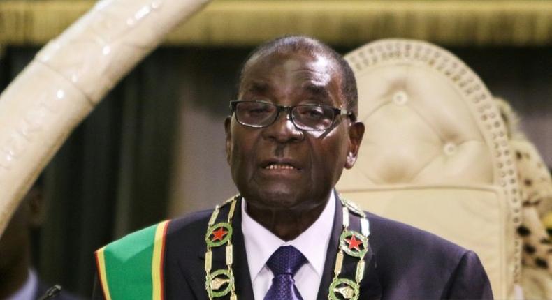 92-year-old Zimbabwe President Robert Mugabe criticised ruling party officials for allegedly competing over who will succeed him