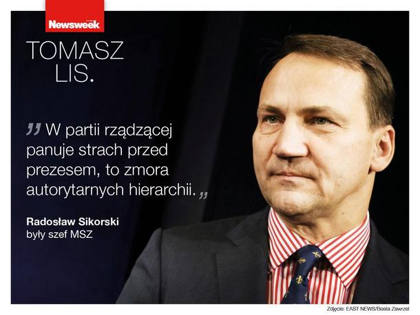 Radosław Sikorski w programie Tomasz Lis.