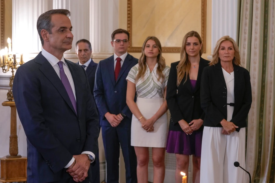 Kirijakos Micotakis nakon polaganja zakletve u Atini 26. juna