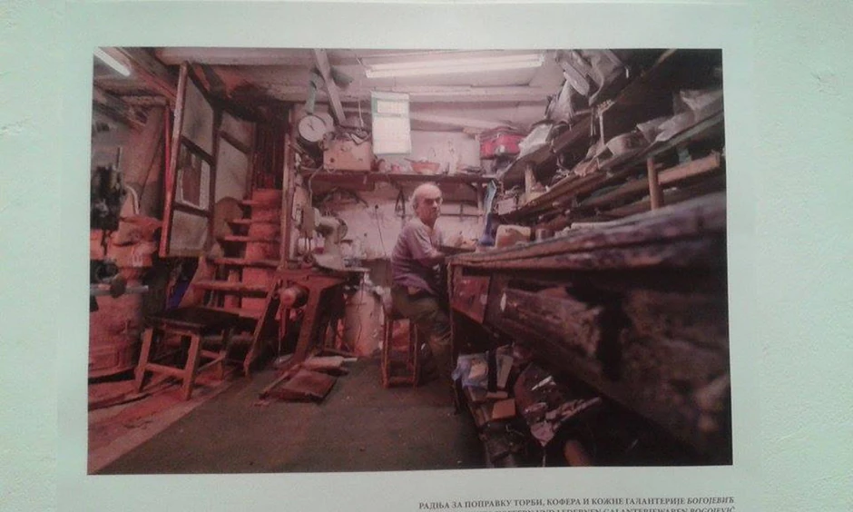 Tašner Miodrag Mitrović na svom radnom mestu