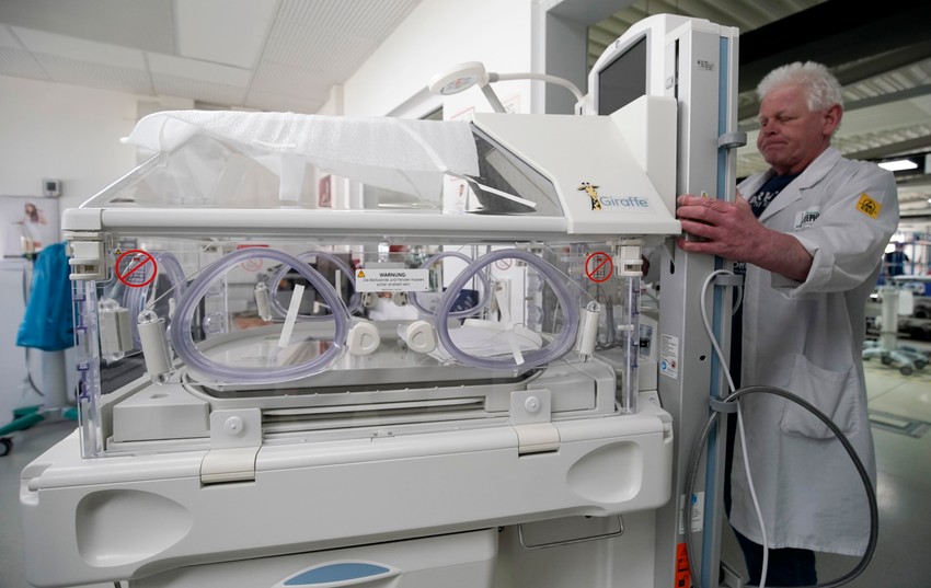 Proizvodnja respiratora u Gakenbahu u Nemačkoj