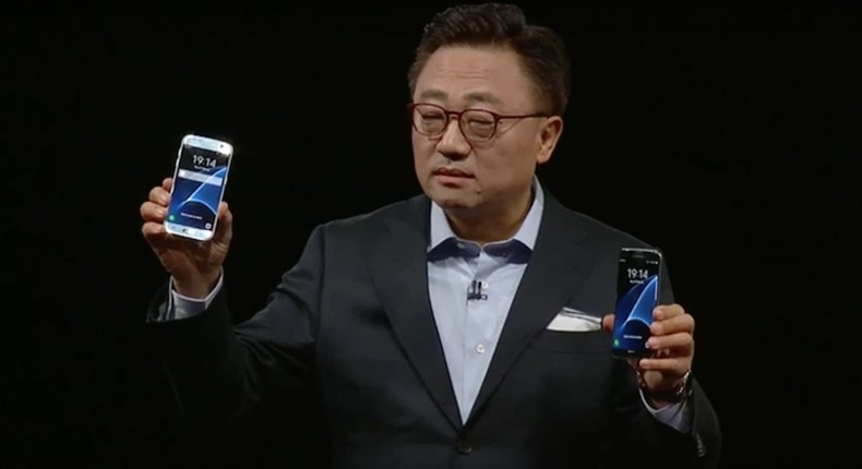 DJ Koh, Samsung Exec, at the launch of the Samsung Galaxy S7 and S7 Edge 