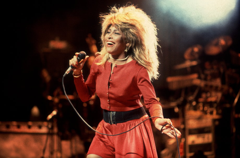 Tina Turner na scenie Poplar Creek Music Theater, Hoffman Estates, Illinois, 12 września 1987 r. 