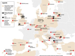 Tajni współpracownicy amerykańskich służb specjalnych w Europie (MAPA)