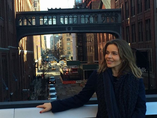 Edyta Herbuś w Nowym Jorku