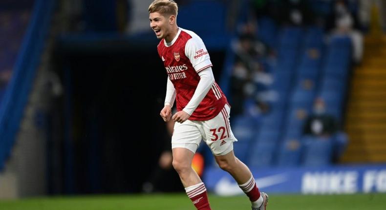 Arsenal youth product Emile Smith Rowe has tied himself to the Gunners with a new long-term deal Creator: Shaun Botterill