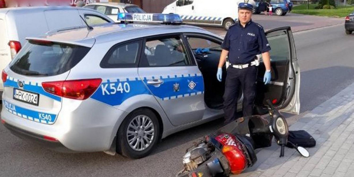 Policjanci zatrzymali złodzieja na jednej z ulic Raniżowa na Podkarpaciu