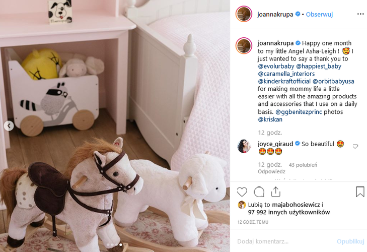 pokój córki Joanny Krupy