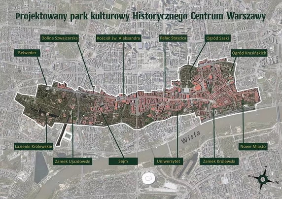 Historyczne Centrum Warszawy parkiem kulturowym. Cel: ochrona estetyki miasta