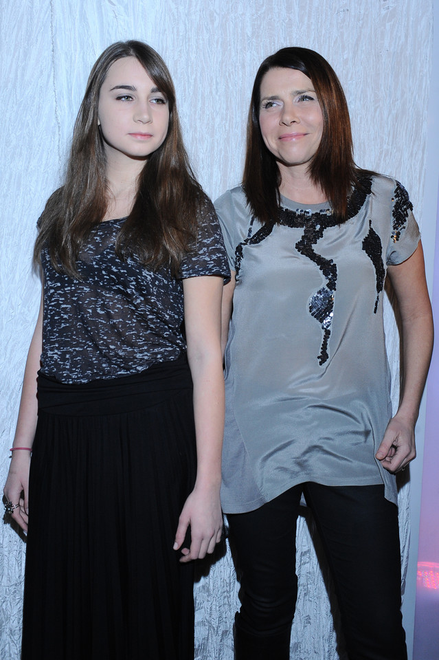 Córka Katarzyny Kolendy-Zaleskiej z mamą