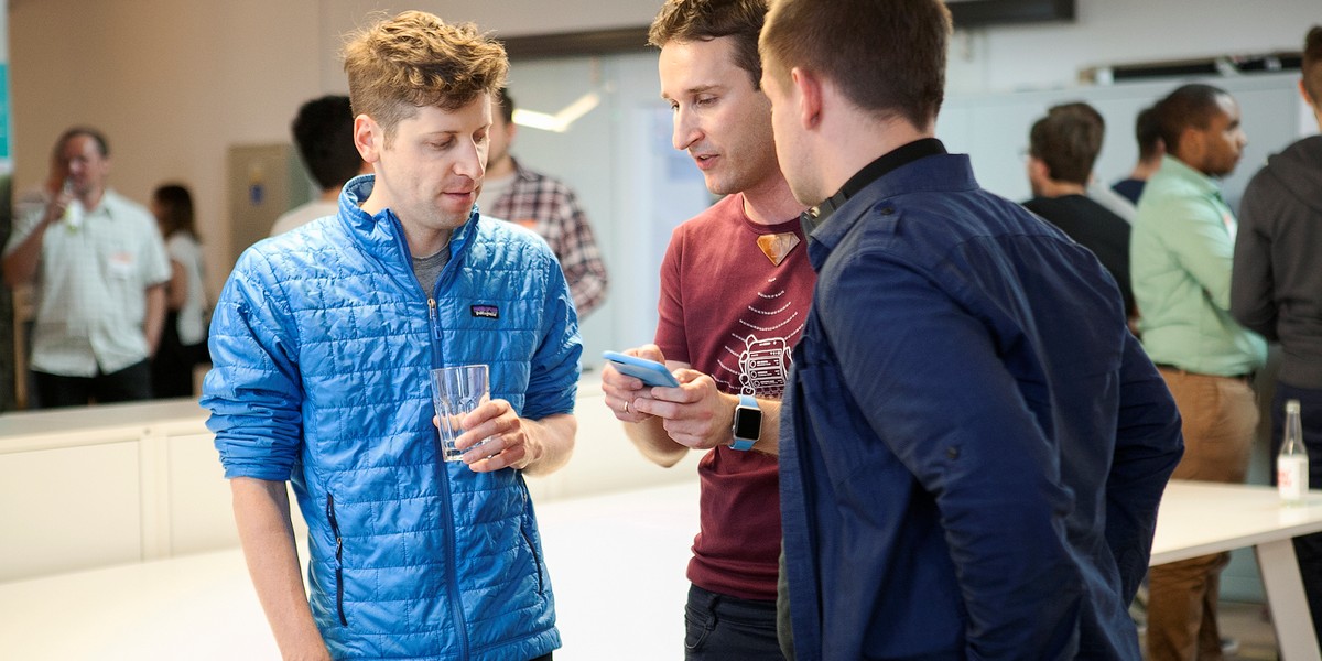 Sam Altman i Jakub Krzych z Estimote