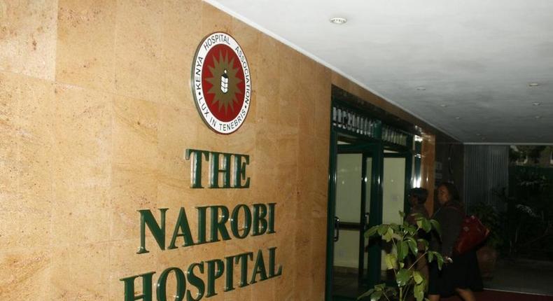 Entrance to Nairobi Hospital