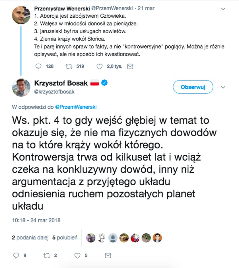 Od tego wpisu zaczęła się dyskusja