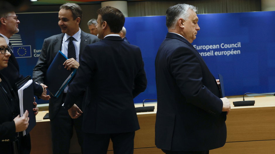 Viktor Orban na szczycie Rady Europejskiej