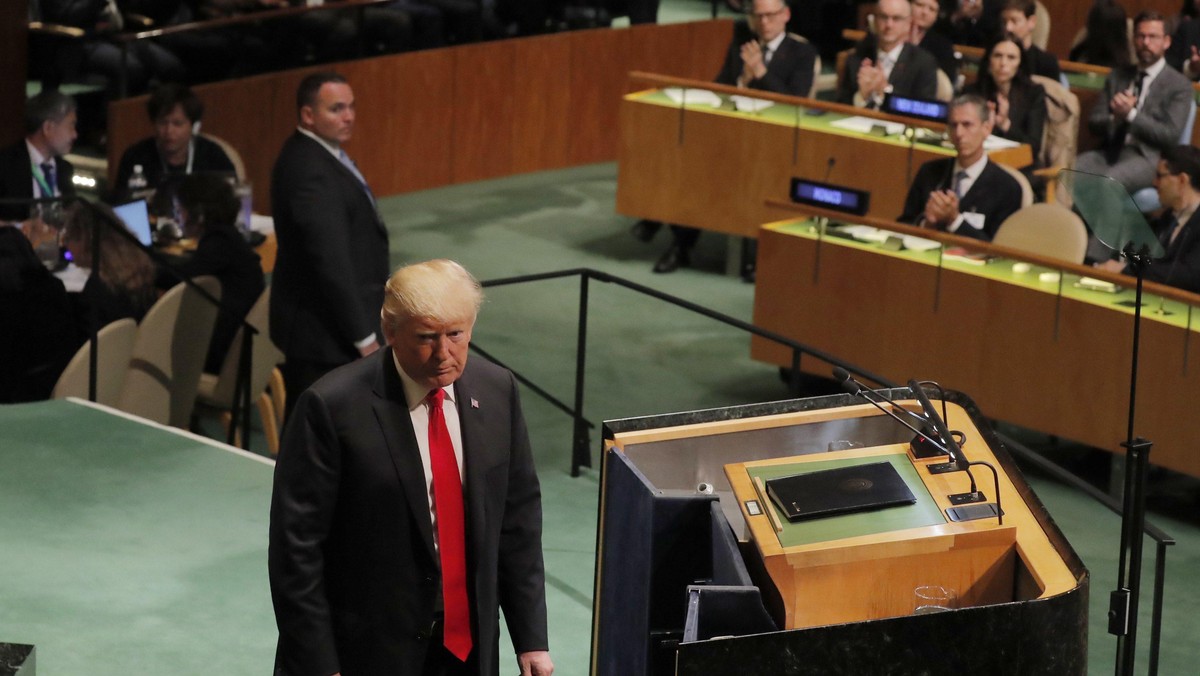 U.S. President Trump addresses the United Nations General Assembly in New York