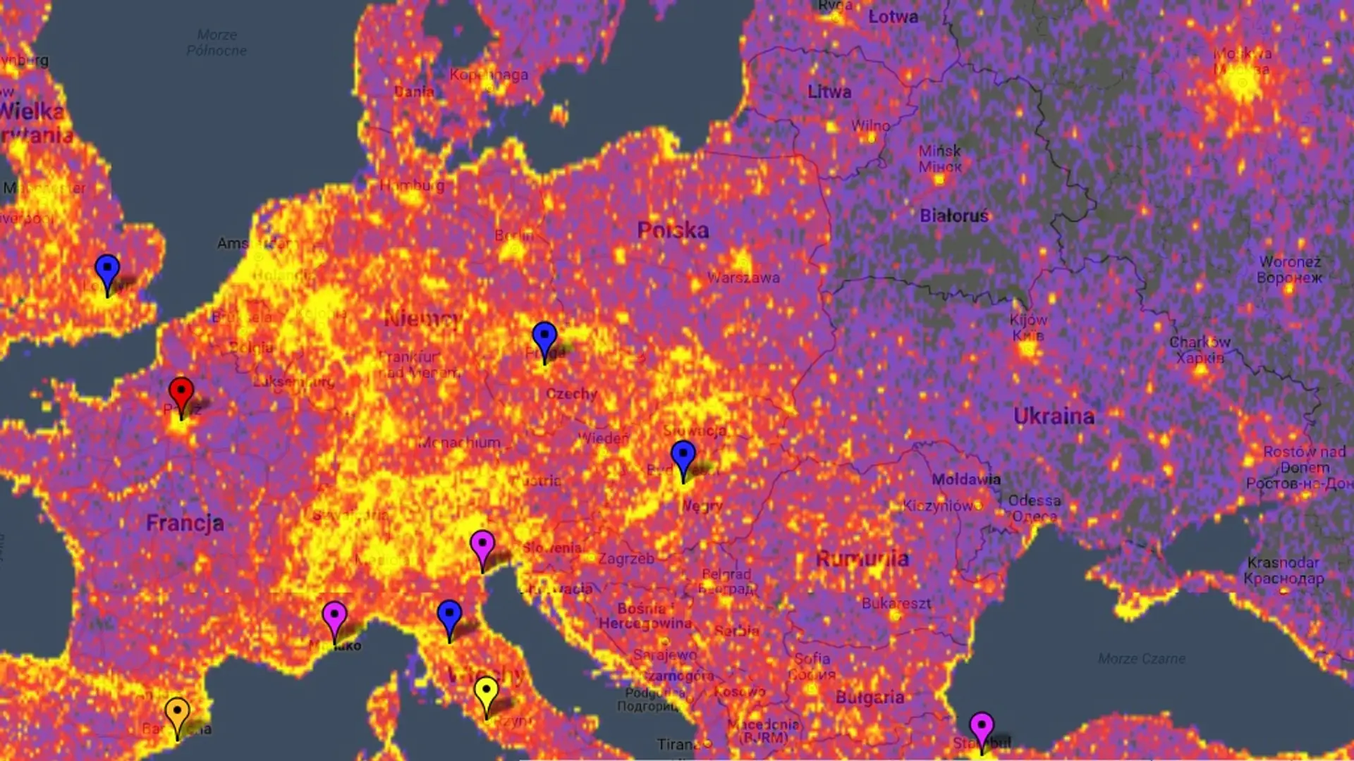 Krótka wycieczka do nieznanego miasta? Ta mapa powie ci, gdzie pójść