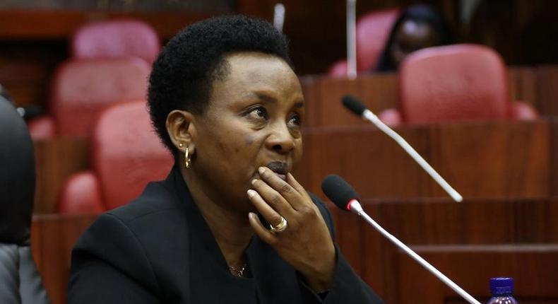Deputy Chief Justice Philomena Mwilu during a past appearance before Parliament