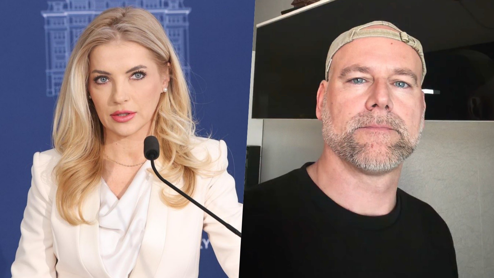 Ministerka Martina Šimkovičová a exmoderátor Pavel Bruchala. 